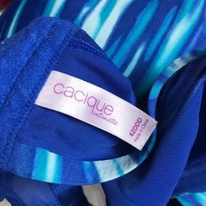 Cacique Intimates & Sleepwear - 🍁Cacique 42 DDD blue White Bra 🍁 Cacique Intimates & Sleepwear - 🍁Cacique 42 DDD blue White Bra 🍁